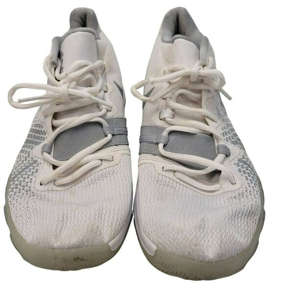 Nike Mens Kyrie Flytrap Sneakers White Metallic Silver Size 9 Basketball Shoes - Picture 4 of 9